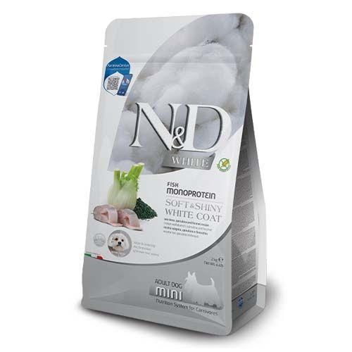 Farmina N&D White Adulto Mini — Robalo, Espirulina e Funcho