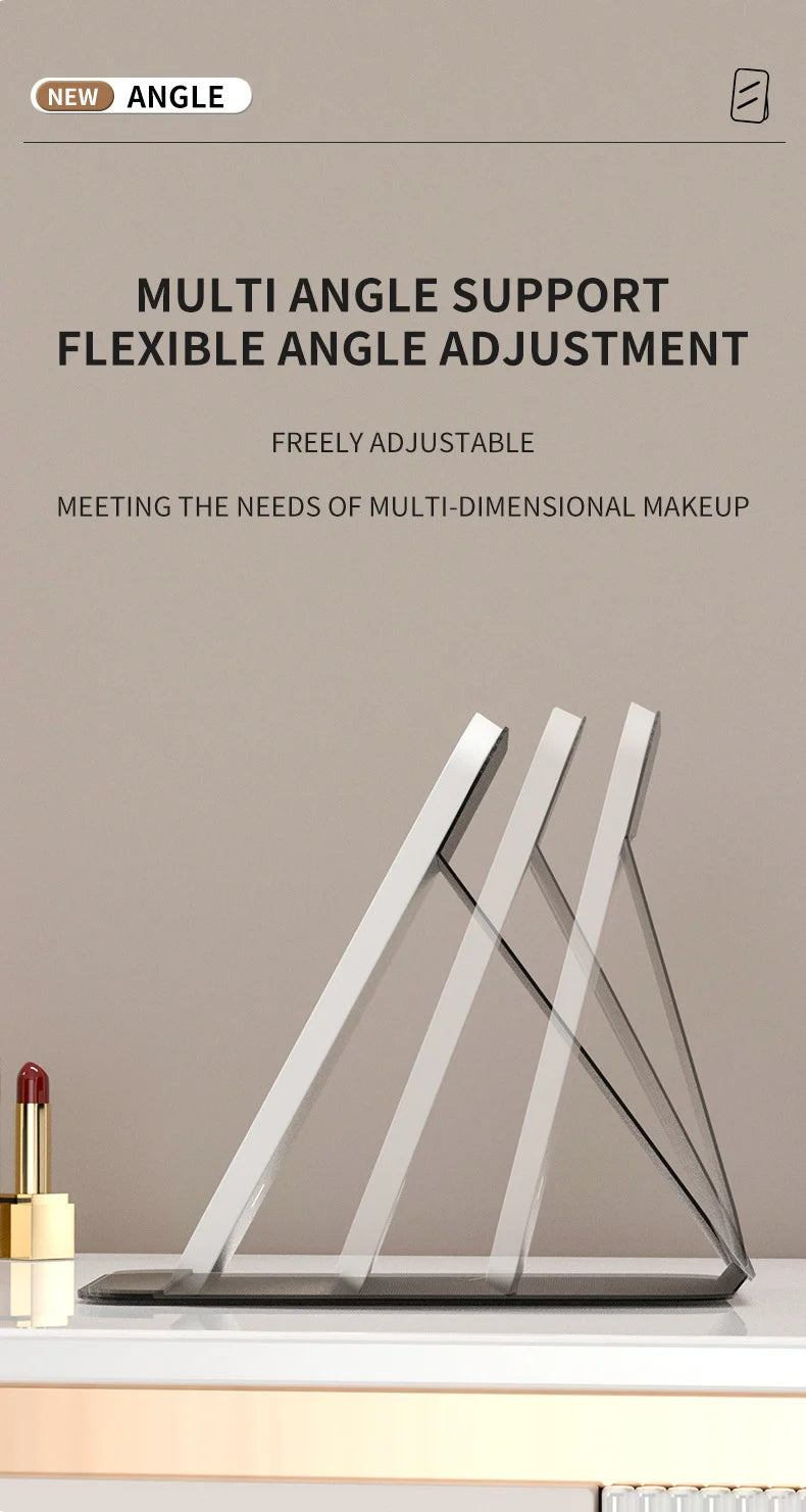 Miroir Maquillage LED USB  - 3 Modes & Luminosité Variable