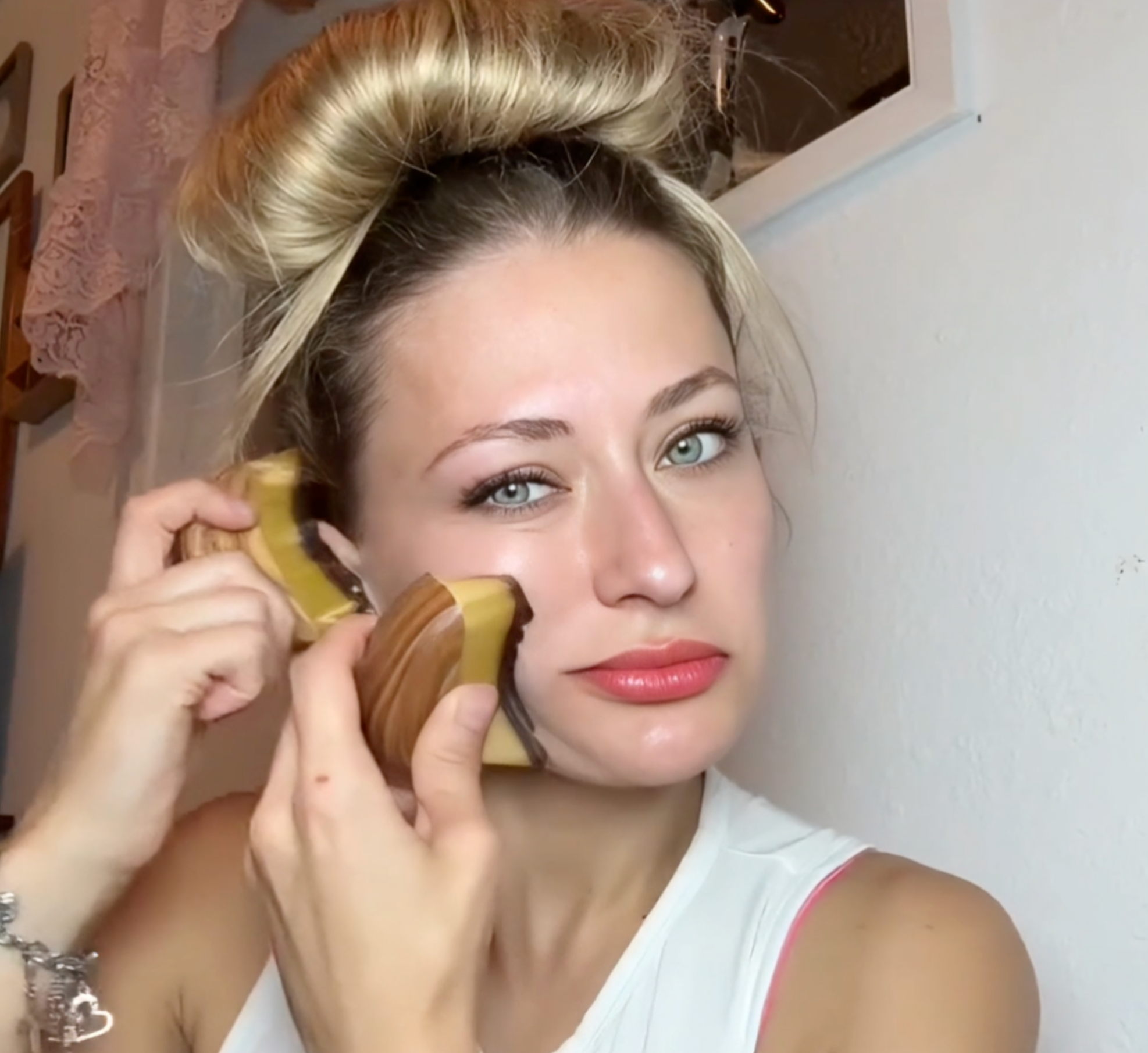 Brosse de drainage lymphatique pour visage et corps